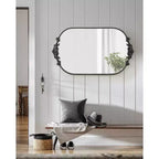 Kate & Laurel All Things Decor Miroir mural Arendahl Capsule 24"x41" Noir
