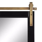 Miroir mural décoratif Skylan 24"x31" Noir - Kate & Laurel All Things Decor : Style Ferme Moderne, Forme Rectangulaire, Mural