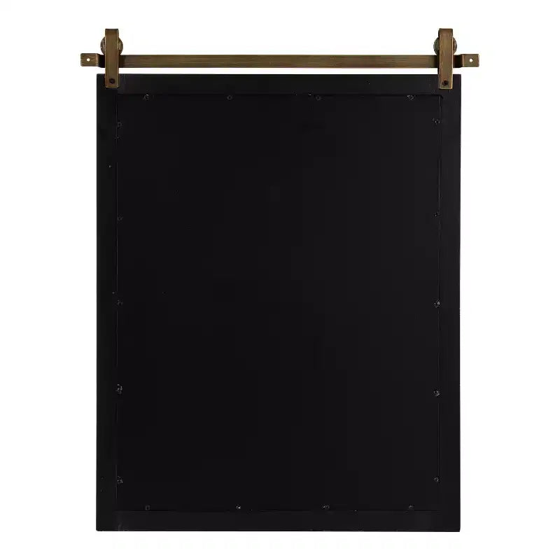 Miroir mural décoratif Skylan 24"x31" Noir - Kate & Laurel All Things Decor : Style Ferme Moderne, Forme Rectangulaire, Mural
