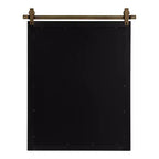 Miroir mural décoratif Skylan 24"x31" Noir - Kate & Laurel All Things Decor : Style Ferme Moderne, Forme Rectangulaire, Mural