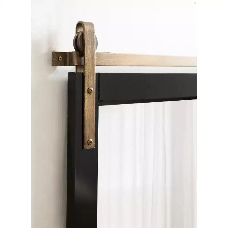 Miroir mural décoratif Skylan 24"x31" Noir - Kate & Laurel All Things Decor : Style Ferme Moderne, Forme Rectangulaire, Mural