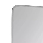 Miroir sans cadre Fosset de 22" x 30" avec étagère blanche - Kate & Laurel All Things Decor : Meuble-lavabo de salle de bain chic, fixation murale