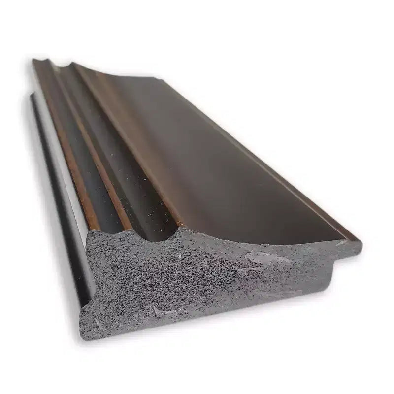 Miroir mural trio 78,7 cm x 78,7 cm en bronze huilé non biseauté - Amanti Art : Moderne, encadré carré, en polystyrène, quincaillerie de montage incluse