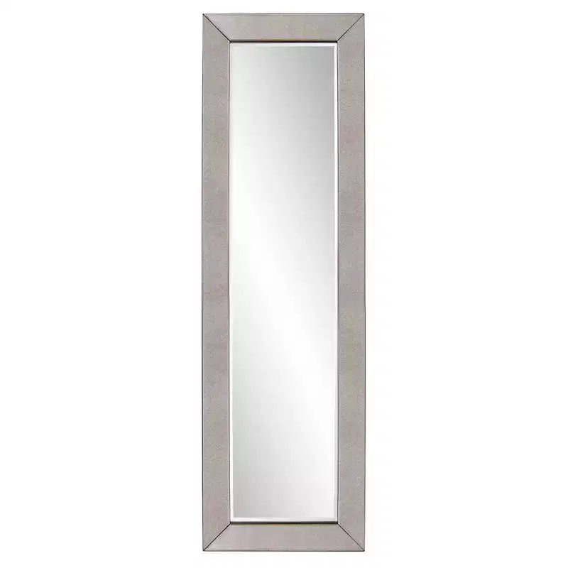 Howard Elliott 27"x38" Tyler Dillon Glossy White Ornate Framed Rectangular Wall Mirror: Modern Style, Polyurethane Frame, No Assembly Required