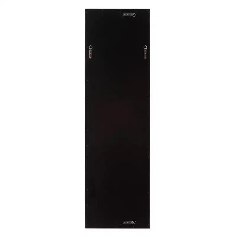 Miroir mural rectangulaire Howard Elliott 27"x38" Tyler Dillon encadré blanc brillant orné : style moderne, cadre en polyuréthane, aucun assemblage requis