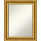 24" x 30" Non-Beveled Parlor Bathroom Wall Mirror Gold - Amanti Art