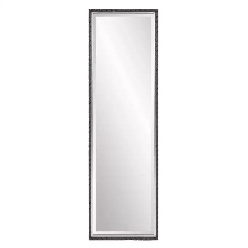 Howard Elliott 48"x14" Cantera Dressing Mirror: Modern Style, Iron Frame, Wall Mounted