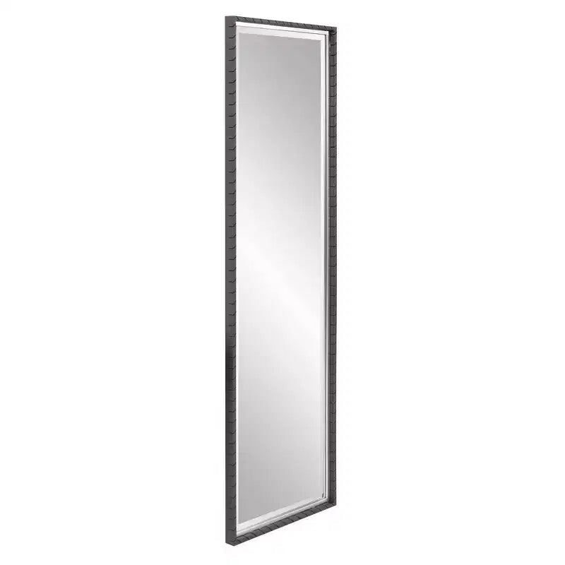 Miroir psyché Howard Elliott 48"x14" Cantera : Style moderne, cadre en fer, montage mural