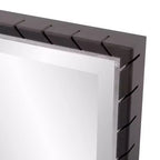 Miroir psyché Howard Elliott 48"x14" Cantera : Style moderne, cadre en fer, montage mural