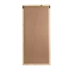 Miroir mural blanc inspiré d'une fenêtre en bois – Olivia & May : Décoration d'entrée de style ferme, rectangle 48 x 22 po
