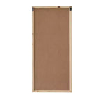 Miroir mural blanc inspiré d'une fenêtre en bois – Olivia & May : Décoration d'entrée de style ferme, rectangle 48 x 22 po