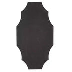 Miroir Howard Elliott 23,5"x23,5" Universal Flow avec placage de pierre : cadre rond moderne en marbre, aucun assemblage requis