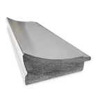 Miroir mural Flair en nickel poli non biseauté 30 po x 30 po - Amanti Art : Carré moderne, inclut le matériel de montage