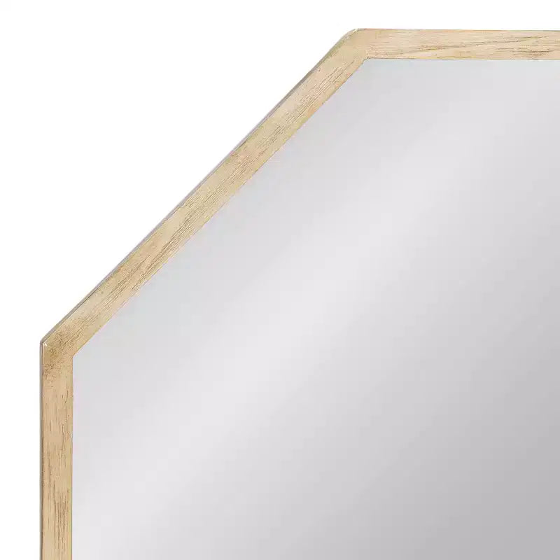 Kate & Laurel All Things Decor Miroir mural Occonor 71x71cm Bois Naturel : Style transitionnel moderne, aucun assemblage requis