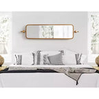 Kate & Laurel All Things Decor Miroir rectangulaire étroit Kasota 23x91cm Métal Doré