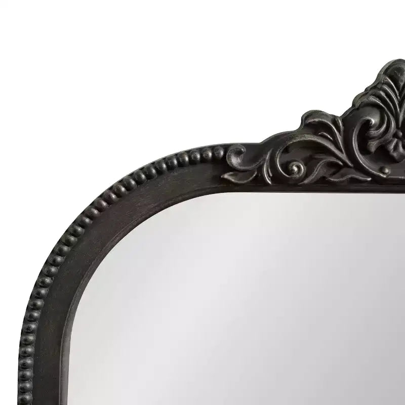 Kate & Laurel All Things Decor Miroir mural arqué Hubanks 24 po x 38 po Noir
