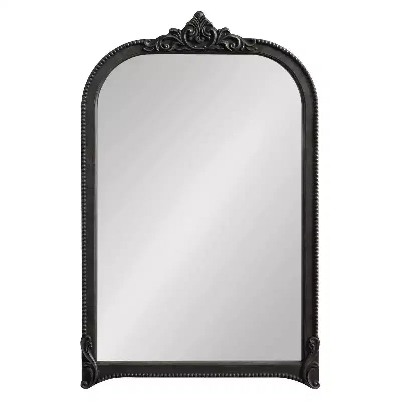 Kate & Laurel All Things Decor Miroir mural arqué Hubanks 24 po x 38 po Noir