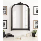 Kate & Laurel All Things Decor Miroir mural arqué Hubanks 24 po x 38 po Noir