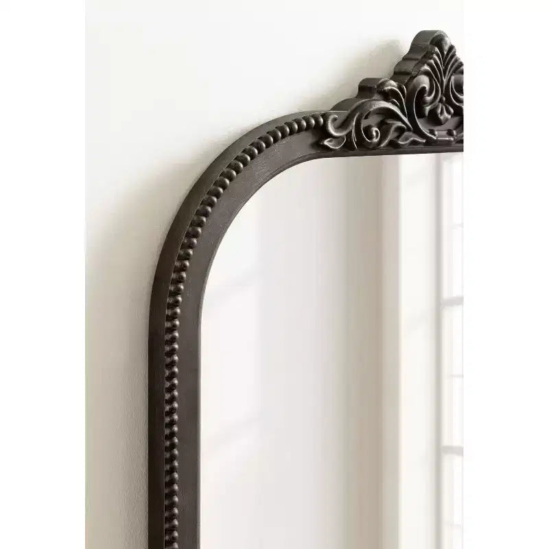 Kate & Laurel All Things Decor Miroir mural arqué Hubanks 24 po x 38 po Noir