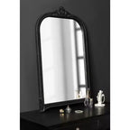 Kate & Laurel All Things Decor Miroir mural arqué Hubanks 24 po x 38 po Noir