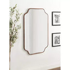 Kate & Laurel All Things Decor Miroir mural encadré Plumley 61 x 91 cm Bronze