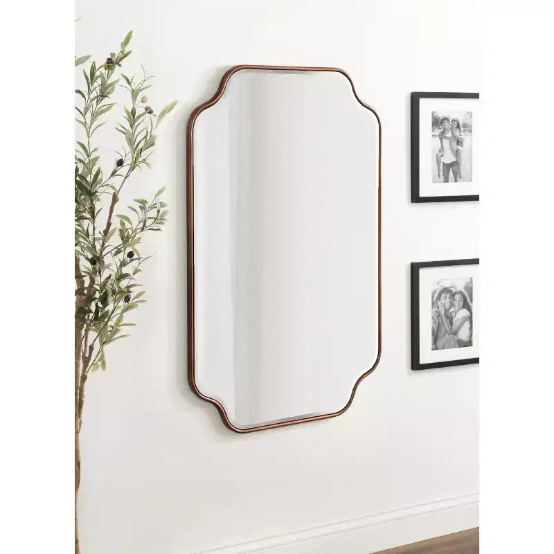 Kate & Laurel All Things Decor Miroir mural encadré Plumley 61 x 91 cm Bronze