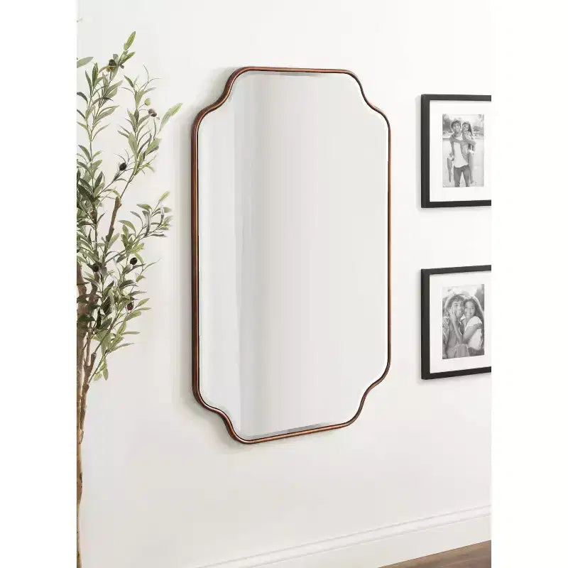 Kate & Laurel All Things Decor Miroir mural encadré Plumley 61 x 91 cm Bronze