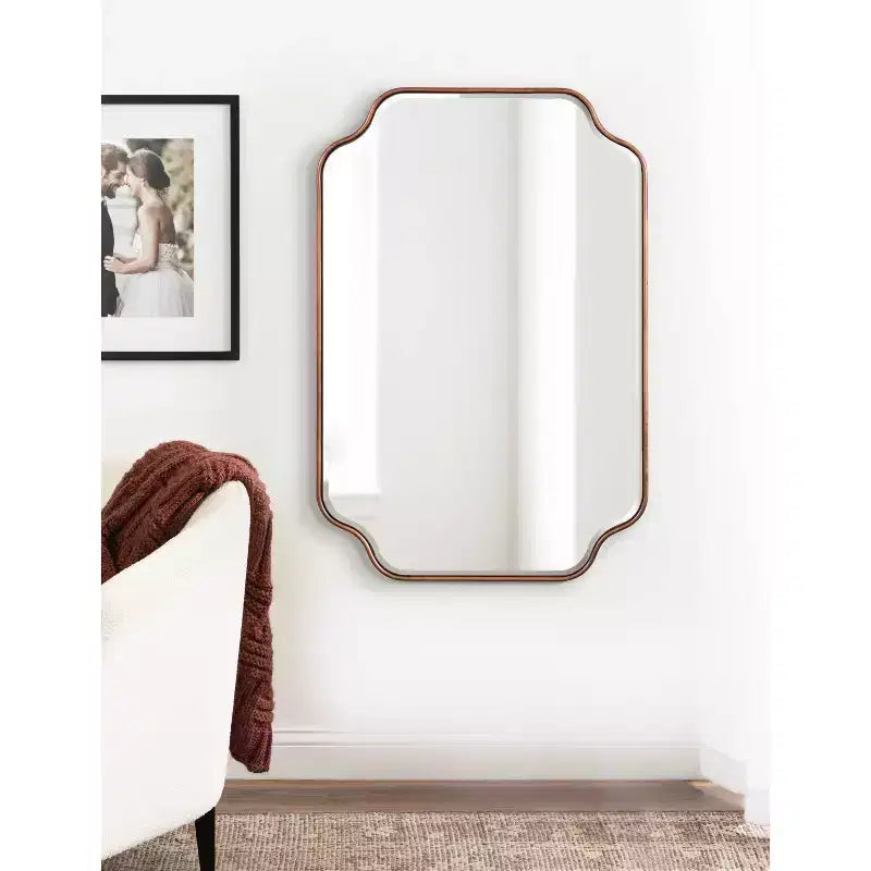 Kate & Laurel All Things Decor Miroir mural encadré Plumley 61 x 91 cm Bronze