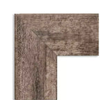 Miroir mural de salle de bain en bois de hibou non biseauté 42" x 30" marron - Amanti Art : Rectangle moderne, fixation murale