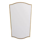 Kate & Laurel All Things Decor 22"x36" Sedelle Tapered Decorative Framed Mirror Gold