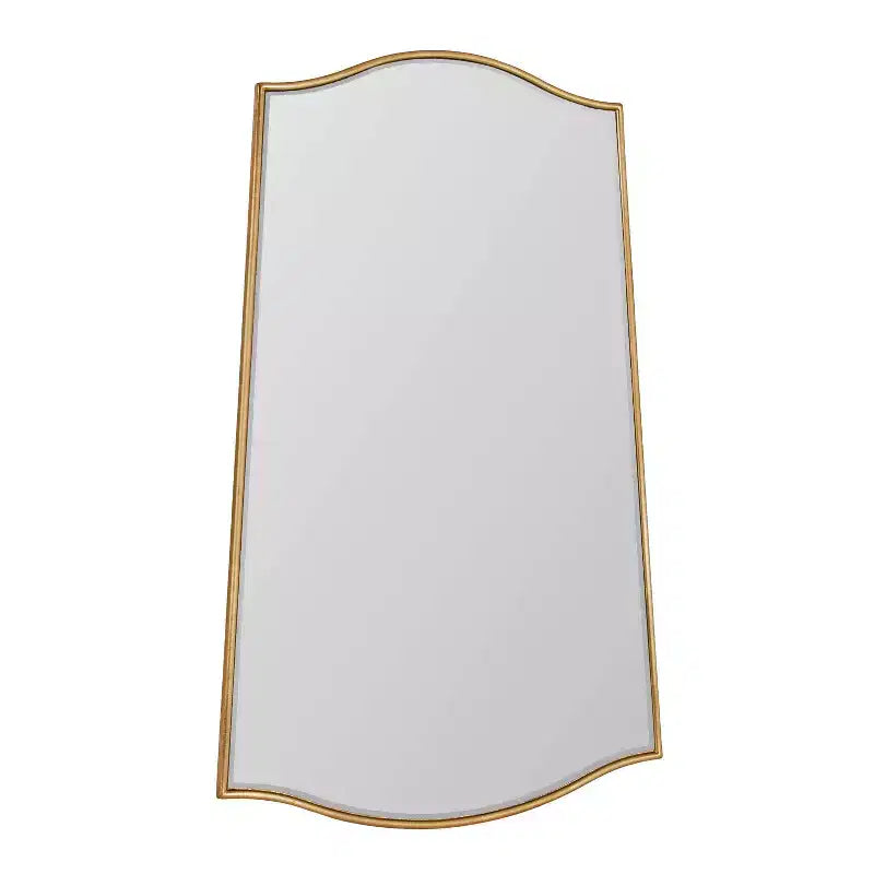 Kate & Laurel All Things Decor, Miroir mural décoratif encadré Sedelle biseauté 22"x36", doré