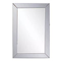 Howard Elliott 32"x32" Iron Framed Round Wall Mirror Champagne Gold: Modern Style, No Assembly, Wall Mount