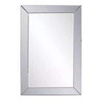 Howard Elliott 32"x32" Iron Framed Round Wall Mirror Champagne Gold: Modern Style, No Assembly, Wall Mount