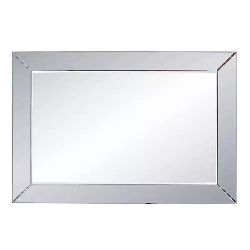 Miroir mural rond Howard Elliott 32"x32" avec cadre en fer or champagne : Style moderne, aucun assemblage requis, fixation murale