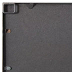 Miroir mural inspiré d'une vitre de fenêtre Noir - Olivia & May : Style industriel, 45x35.38", Cadre en fer