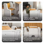 Table et chaises pour enfants Step2 Harmony – Blanc