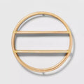 Rattan Kids' Round Shelf Natural - Pillowfort™: Decorative Wall Shelf, Floating Curio Shelves, No Assembly Required