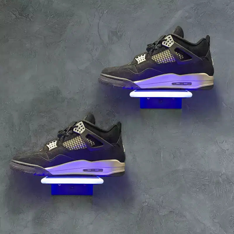 Sportopia Présentoir à chaussures 2 pièces avec éclairage LED