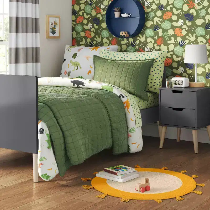 Table de chevet moderne pour enfants gris foncé - Pillowfort™