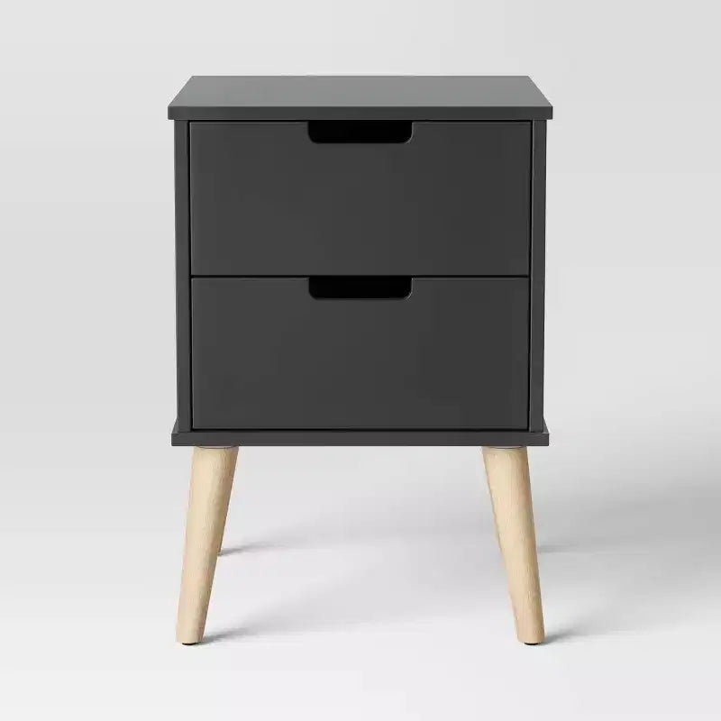 Table de chevet moderne pour enfants gris foncé - Pillowfort™