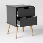 Table de chevet moderne pour enfants gris foncé - Pillowfort™