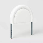 Twin Luxe Velvet Headboard Ivory - Pillowfort™