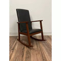 Gift Mark Kids' Rocking Chair with Fully Upholstered Seat and Seat Back Gray