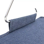 Organisateur de chaussures suspendu en mélange de coton et plastique pour placard avec 10 compartiments de rangement, Jean
