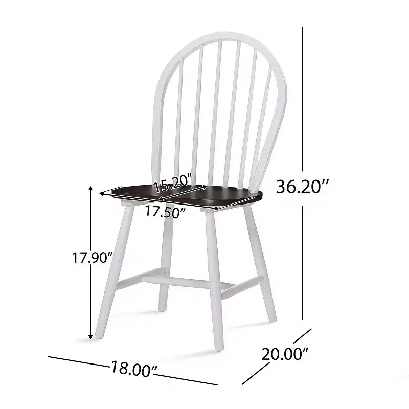Ensemble de salle à manger 7 pièces en bois d'hévéa style rustique Ansley de Christopher Knight Home