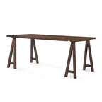 Ensemble de salle à manger 7 pièces en bois d'hévéa style rustique Ansley de Christopher Knight Home