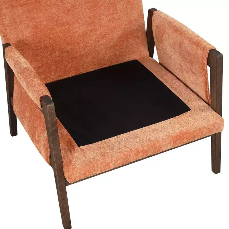 Fauteuil d'appoint en velours Kelly de Roundhill Furniture, style moderne du milieu du siècle