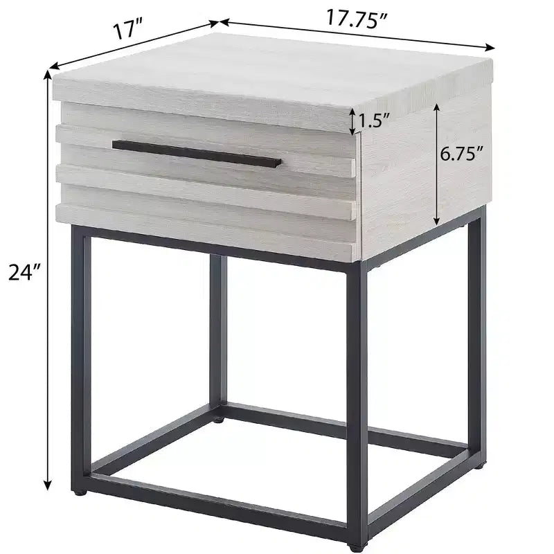 Ensemble de chambre 3 pièces Findlay, lit rembourré 3D en peluche avec 2 tables de chevet