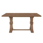 Ensemble de salle à manger extensible 7 pièces en bois rembourré style ferme Christopher Knight Home Fernleaf
