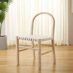 Chaise de salle à manger Kinzee - DCH1211 - Blanc/Naturel - Safavieh